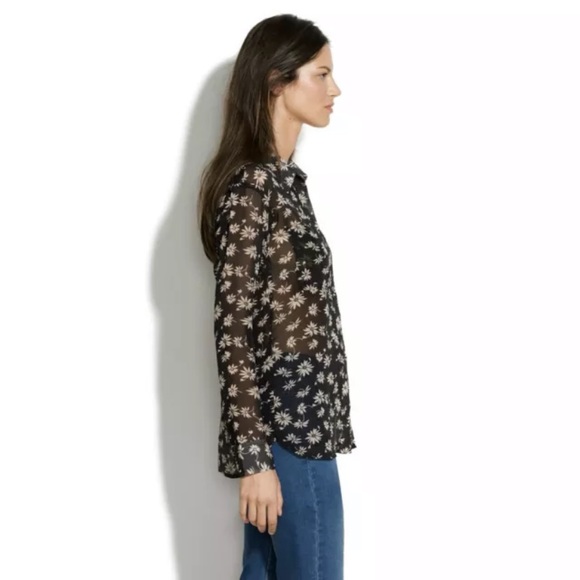 Alexa Chung X Madewell Silk Daisy Blouse - Picture 10 of 11
